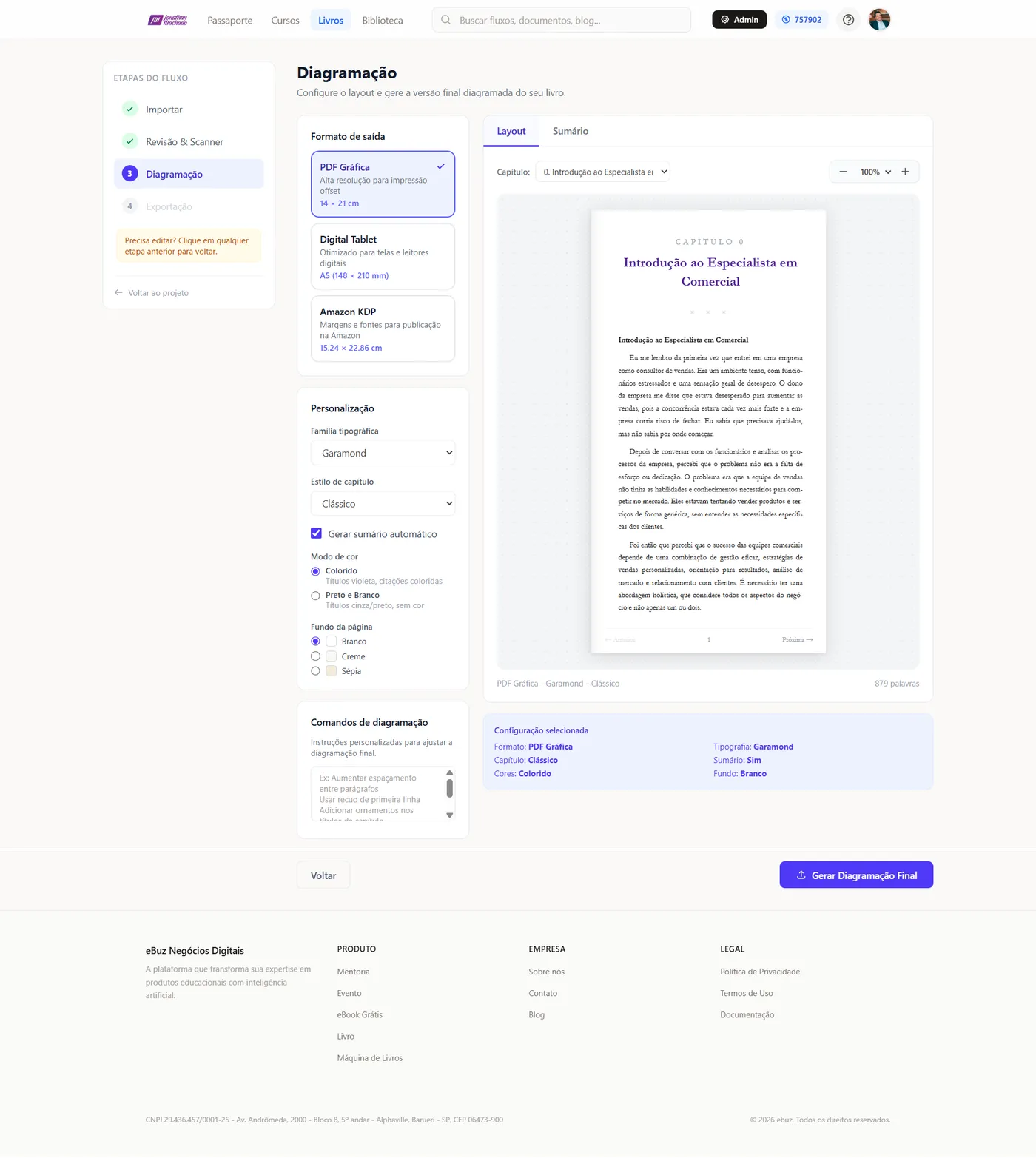 Diagramação Profissional